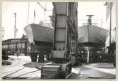 Torpedbåtsseriebyggnad-T45 sjösättes. mars 1957