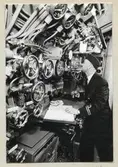 Ubåten Illern dykofficer i manöverrummet, maj 1959.