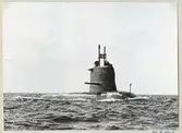 Ubåten Sjöormen på provtur, 1967-08-30
