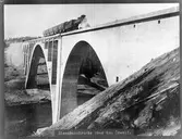 Provbelastning av nya bron över Öre älv