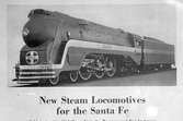 Atchison, Topeka and Santa Fe Railway, ATSF 3460 “Blue Goose”.