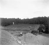 Järnvägsbanken har rasat