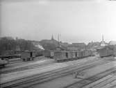 Stockholm Södra station, del av bangården.