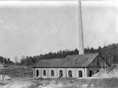 Första kraftstationen. Ur SRJ minnesskrift 1885 - 1935