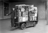 El-truck för transport av resgods