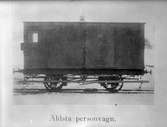 Nässjö-Oskarshamns första personvagn