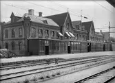 Stationen efter sista tillbyggnaden 1940