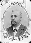 Tc C. J. Jansson
(Tc=Trafikchef)
Styrelsemedlem BHJ 1902 - 13
(Borås-Herrljunga Järnväg)
Smalspår 1219mm fram till 1891, därefter normalspår 1435mm.