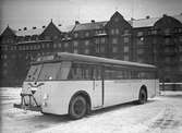 Buss 10 rödskyltad, Stockholms Läns Omnibuss aktiebolag SLO