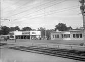 Nya stationshuset och ställverket i Falköping