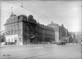 Fasad mot Vasagatan före ombyggnad 1928, Stockholms Centralstation