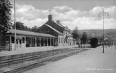 Järnvägsstationen i Rättvik.