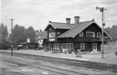 Järnvägsstationen i Älvdalen.