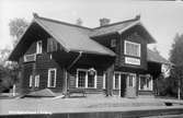 Järnvägsstationen i Oxberg.