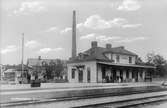 Järnvägsstationen i Kopparberg.