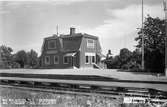 Järnvägsstationen i Västerhaninge.