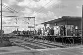 Järnvägsstationen i Saltsjö-Järla.