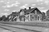 Järnvägsstationen i Jakobsberg.