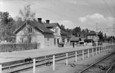 Järnvägsstationen i Kungsängen.