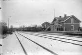 Järnvägsstationen i Jakobsberg.