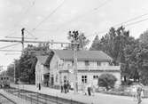 Järnvägsstationen i Tierp. På spåret, Statens Järnvägar, SJ D 386.