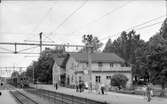 Järnvägsstationen i Tierp. På spåret, Statens Järnvägar, SJ D 386.