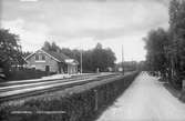 Järnvägsstationen i Johannishus.