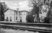 Järnvägsstationen i Viskan.