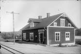 Järnvägsstationen i Mosstorp.