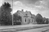 Järnvägsstationen i Sollebrunn.