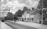 Järnvägsstationen i Rimbo.