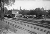 Stockholm - Roslagens Järnvägar, SRJ lok 14 vid Norrtälje station.