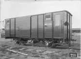 Mellersta Östergötlands Järnväg, MÖJ G 1205. Godsvagn med broms. Aktiebolaget Svenska Järnvägsverkstäderna, ASJ.