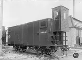 Väderstad - Skänninge - Bränninge Järnväg, VSBJ G 159. Godsvagn med bromshytt. Aktiebolaget Svenska Järnvägsverkstäderna, ASJ.