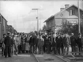 T semafor
Stationen anlagd 1895. Tvåvånings stationshus i trä.