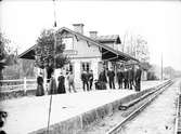 Stjärnhovs station. Stationshuset är av samma typ som Stenstorps första station.