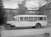 Reo GB-buss för Vänersborg - Vargön. Tillverkad vid AB Svenska Järnvägsverkstäderna.