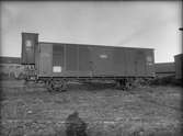 Berslagernas Järnvägar, BJ Gmlh 618. Täckt vagn med bromshytt