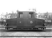 Östra Smålands Järnväg, ÖSmJ lokomotor 101, leveransfoto. Den första lokomotorn som tillverkades av Kalmar Verkstad.