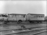 Åmål - Årjängs Järnväg, ÅmÅJ motorvagn med släp. Buss tillverkad av Fiat, ombyggd till motorvagn av UVHJ 1922. Såldes till ÅmÅJ 1930.