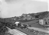 Södra stationen. Provisorisk hållplats 9.6 - 1.8.1907.