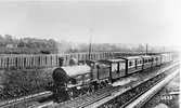LNWR tåg med lok 