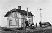 Alböke järnvägsstation.