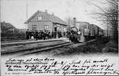 Broddetorp järnvägsstation. Stationen anlagd 1874 av Lidköping - Skara - Stenstorp Järnväg.