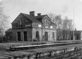 Järnvägsstationen i Dösjöbro, byggd 1897 av Landskrona-Kävlinge Järnväg. 1953 ändrades stavningen till Dösjebro.