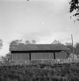 Fraktgodsmagasinet vid Ekeby järnvägsstation. Stationen anlades av Landskrona - Engelholms Järnväg 1875.