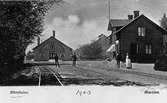 Ekedalen järnvägsstation anlades av Hjo - Stentorps Järnväg 1874. Stationen fungerade också som poststation.