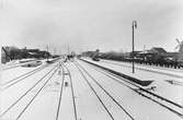 Bangården vid Eslöv järnvägsstation.