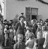 Invigning av elektrifieringen Varberg - Borås - Strömstad. Generaldirektör Erik Upmark