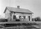 Stationen togs i bruk 1876.19 km från Tillberga och 8 km från Enköping.